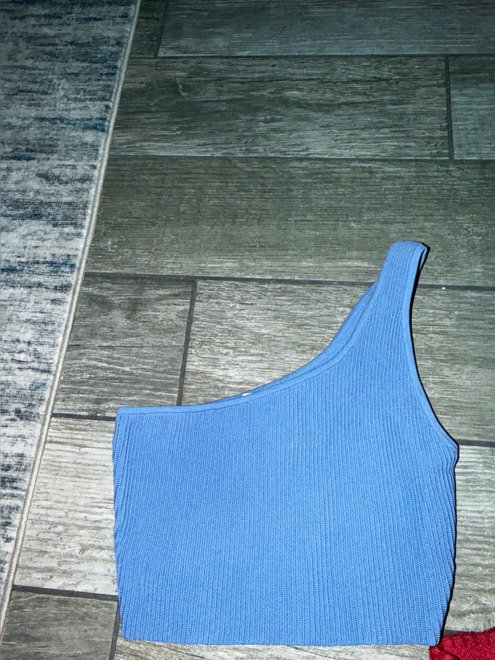 Babaton Aritzia Sculpt Knit One Shoulder Top